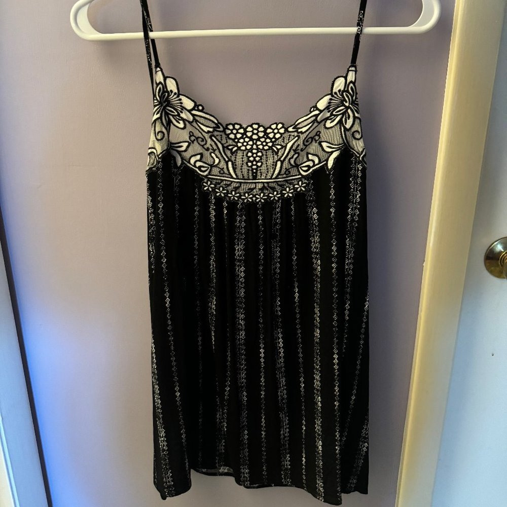 Lace thin strap top